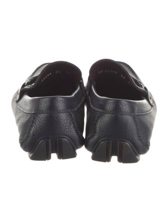 Salvatore Ferragamo Gancini Logo Leather Drivers