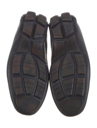 Salvatore Ferragamo Gancini Logo Leather Drivers