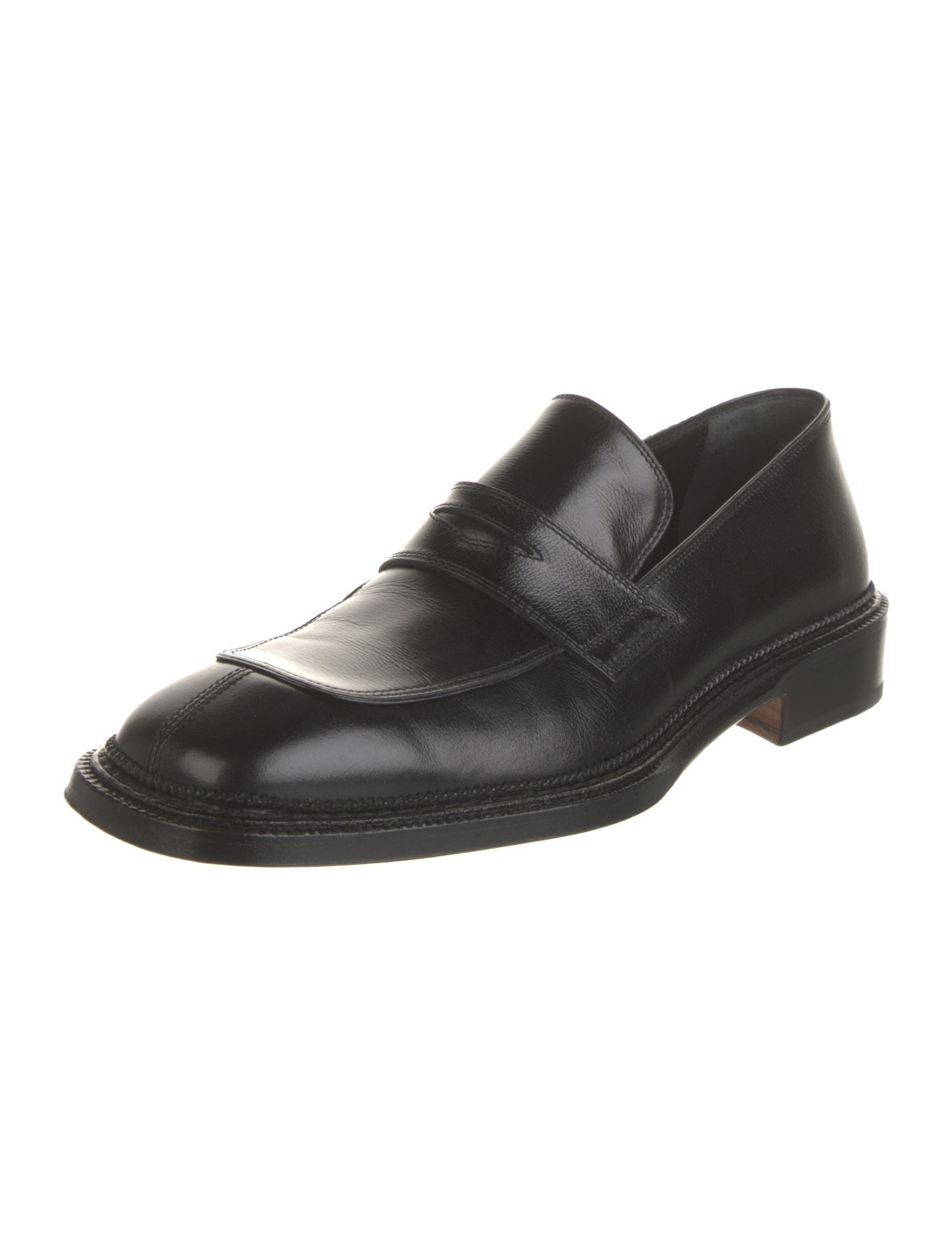 Salvatore Ferragamo Leather Dress Loafers