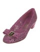 Salvatore Ferragamo Vara Bow Accent Leather Pumps