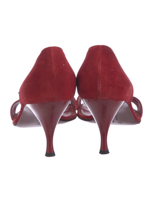 Salvatore Ferragamo Vara Bow Accent Satin Sandals