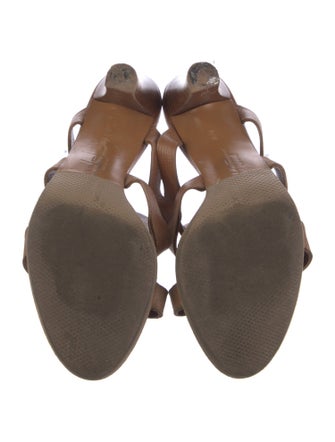 Salvatore Ferragamo Leather Slides