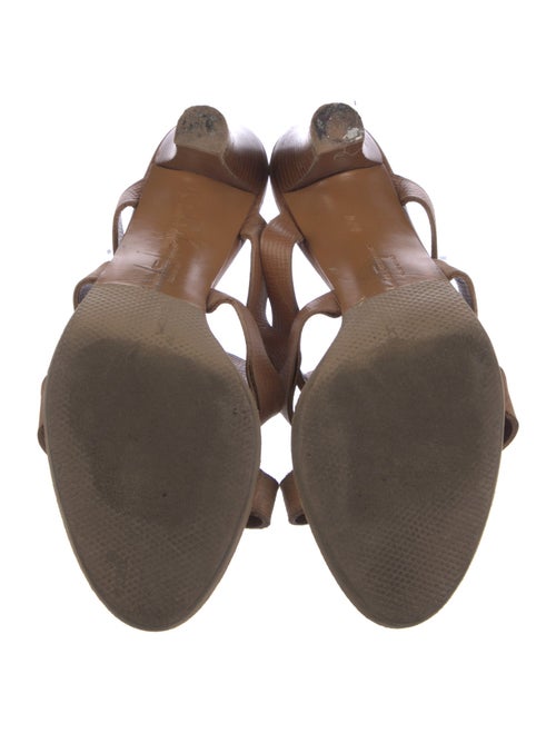 Salvatore Ferragamo Leather Slides