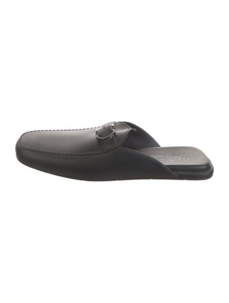 Salvatore Ferragamo Leather Slippers