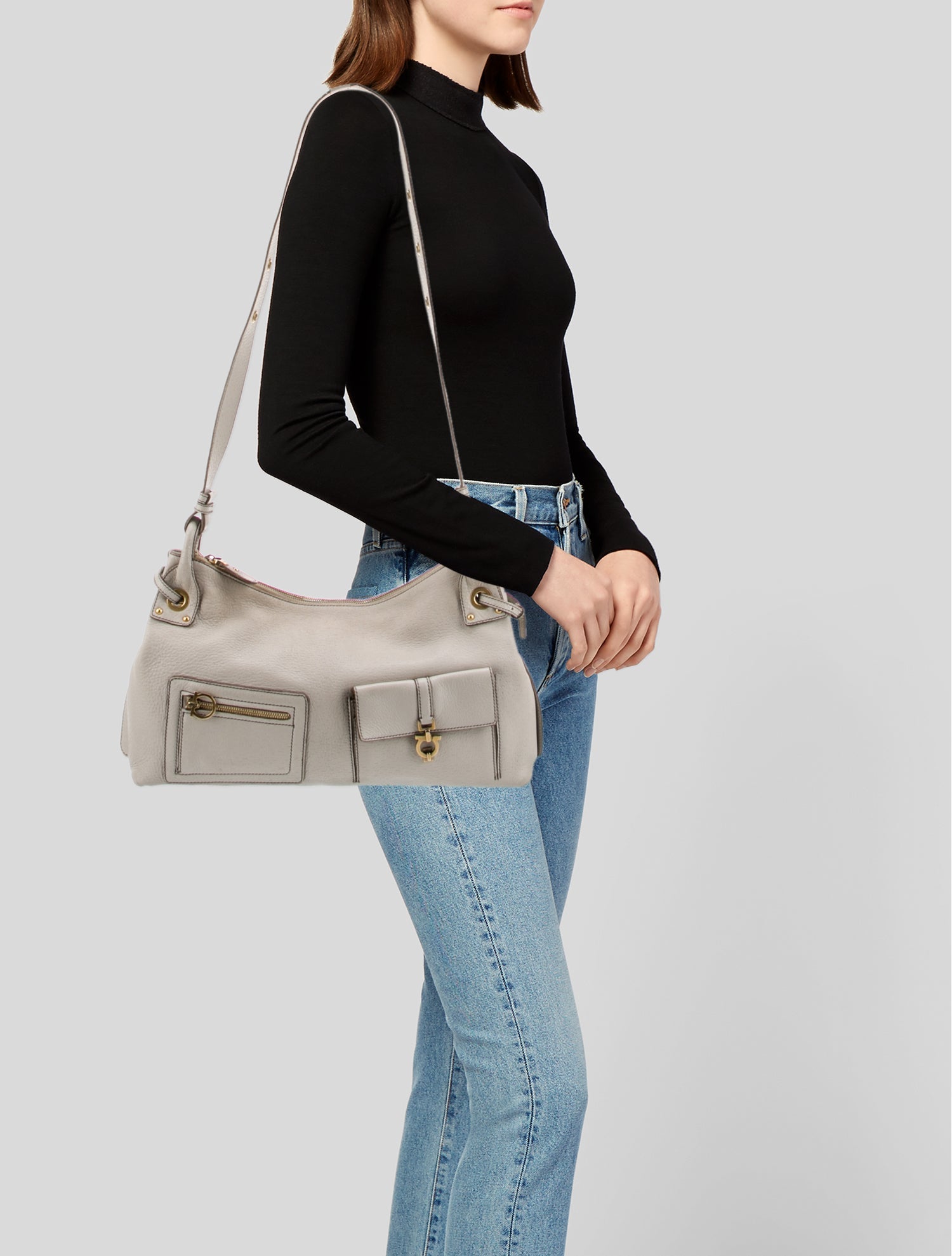 Salvatore Ferragamo Leather Shoulder Bag