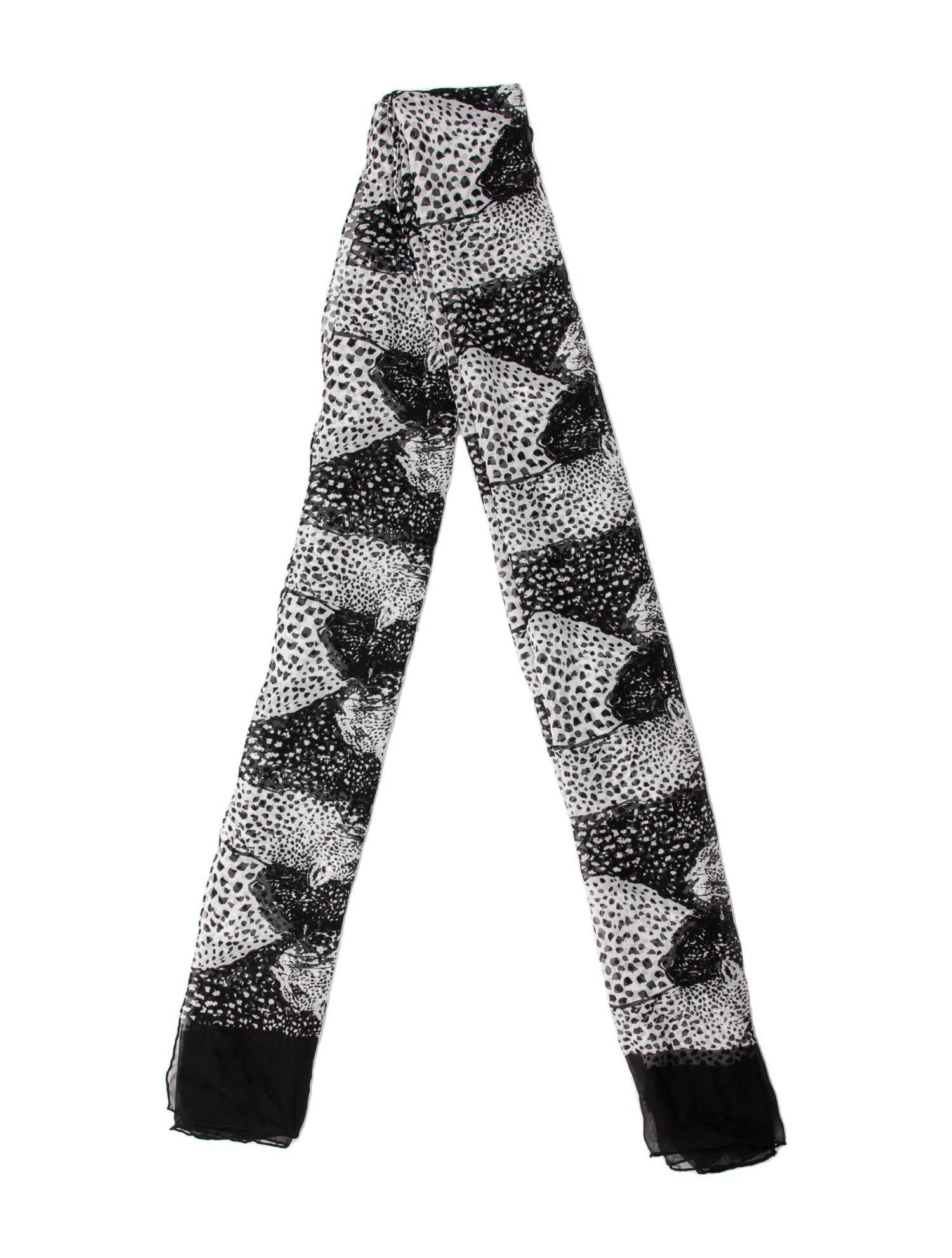 Salvatore Ferragamo Silk Striped Scarf