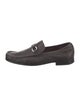 Salvatore Ferragamo Gancini Logo Leather Loafers