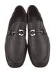 Salvatore Ferragamo Gancini Logo Leather Loafers