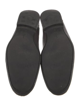 Salvatore Ferragamo Gancini Logo Leather Loafers