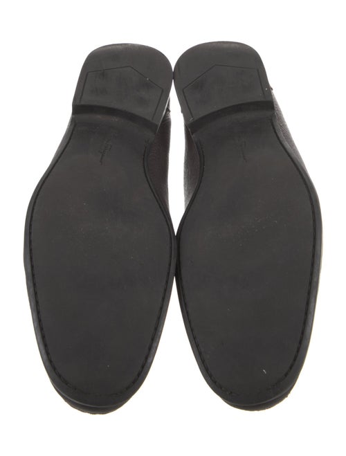 Salvatore Ferragamo Gancini Logo Leather Loafers