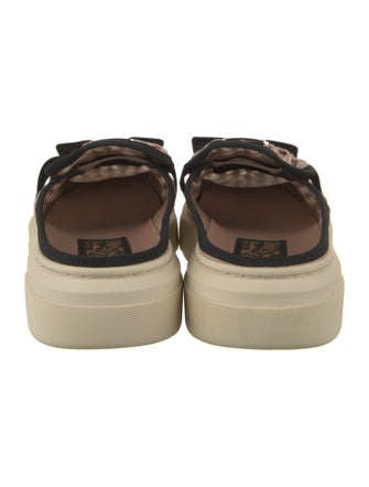 Salvatore Ferragamo Printed Lasercut Accents Sneakers