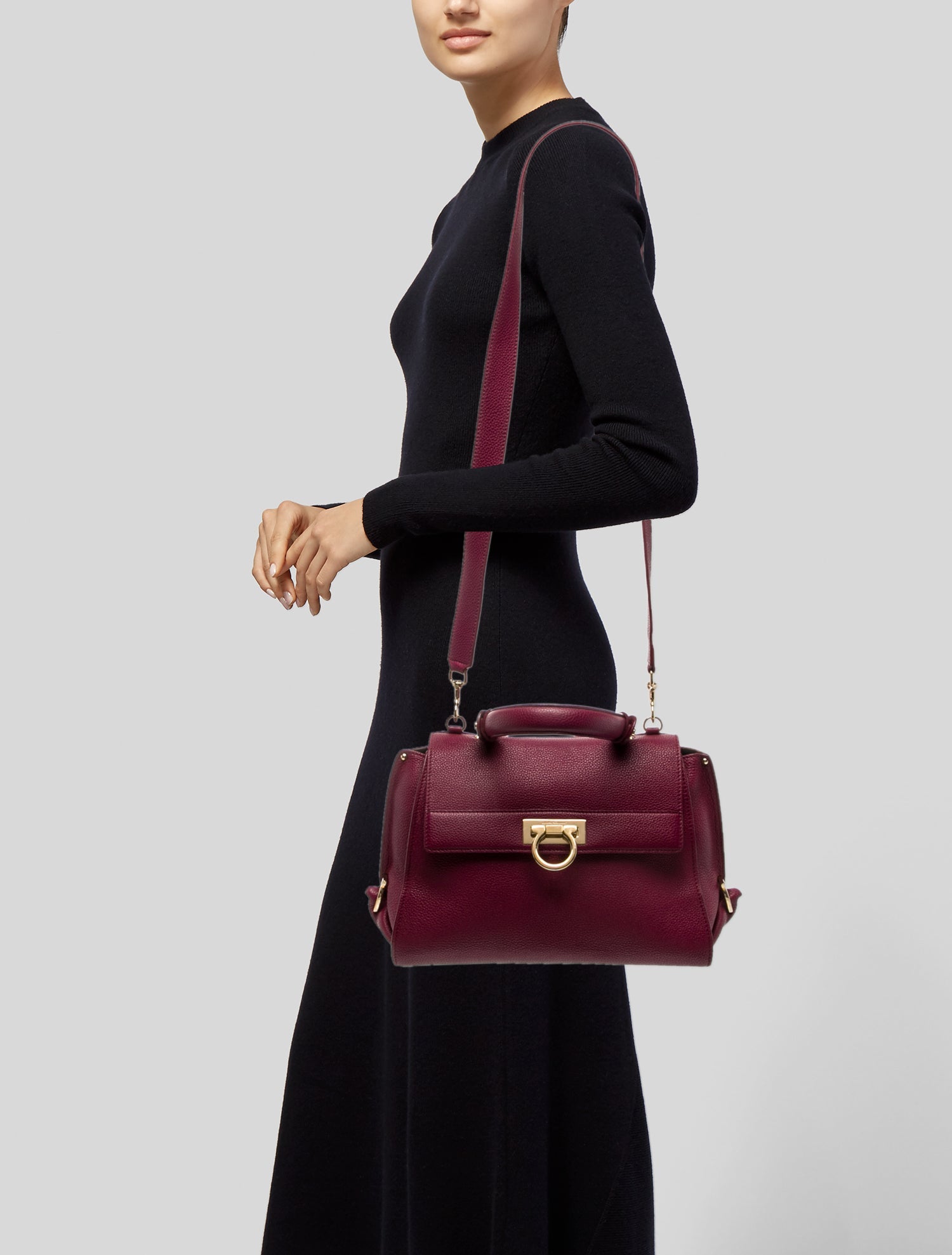 Salvatore Ferragamo Leather Shoulder Bag