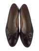 Salvatore Ferragamo Vara Bow Accent Leather Ballet Flats