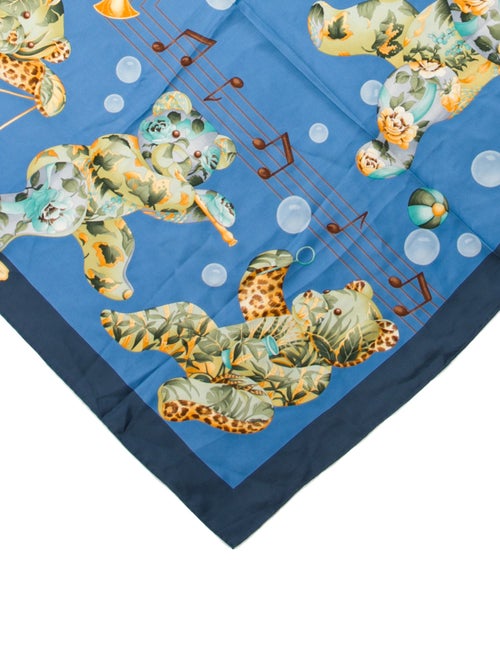Salvatore Ferragamo Silk Printed Scarf