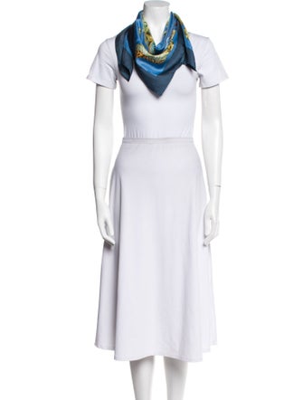 Salvatore Ferragamo Silk Printed Scarf