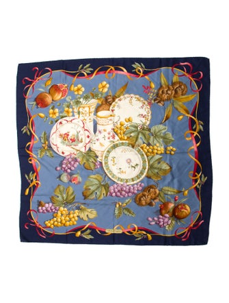 Salvatore Ferragamo Silk Printed Scarf