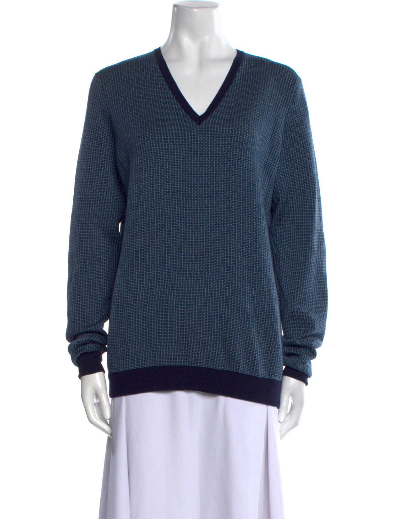 Salvatore Ferragamo Wool Printed Sweatshirt