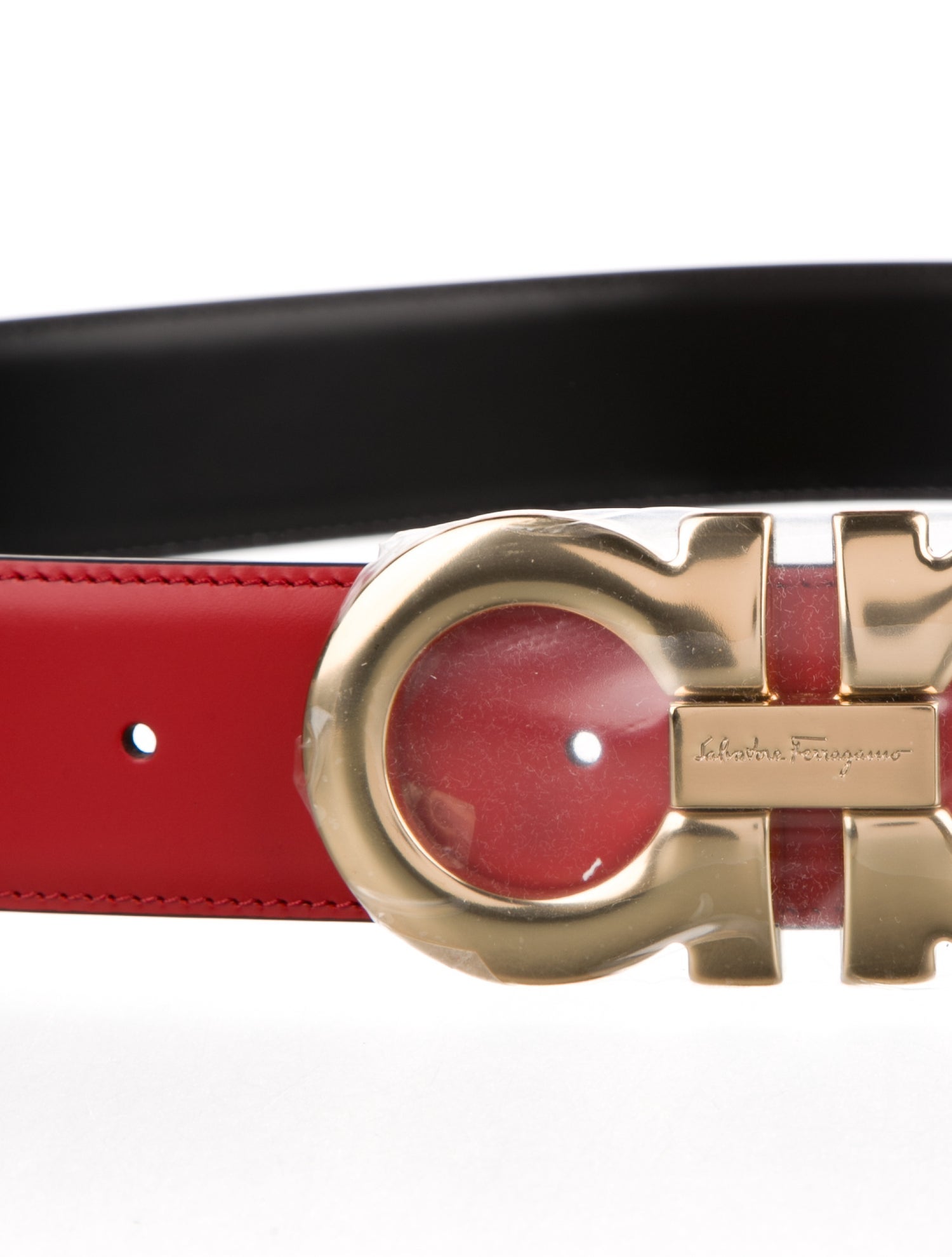 Salvatore Ferragamo Leather Belt Kit