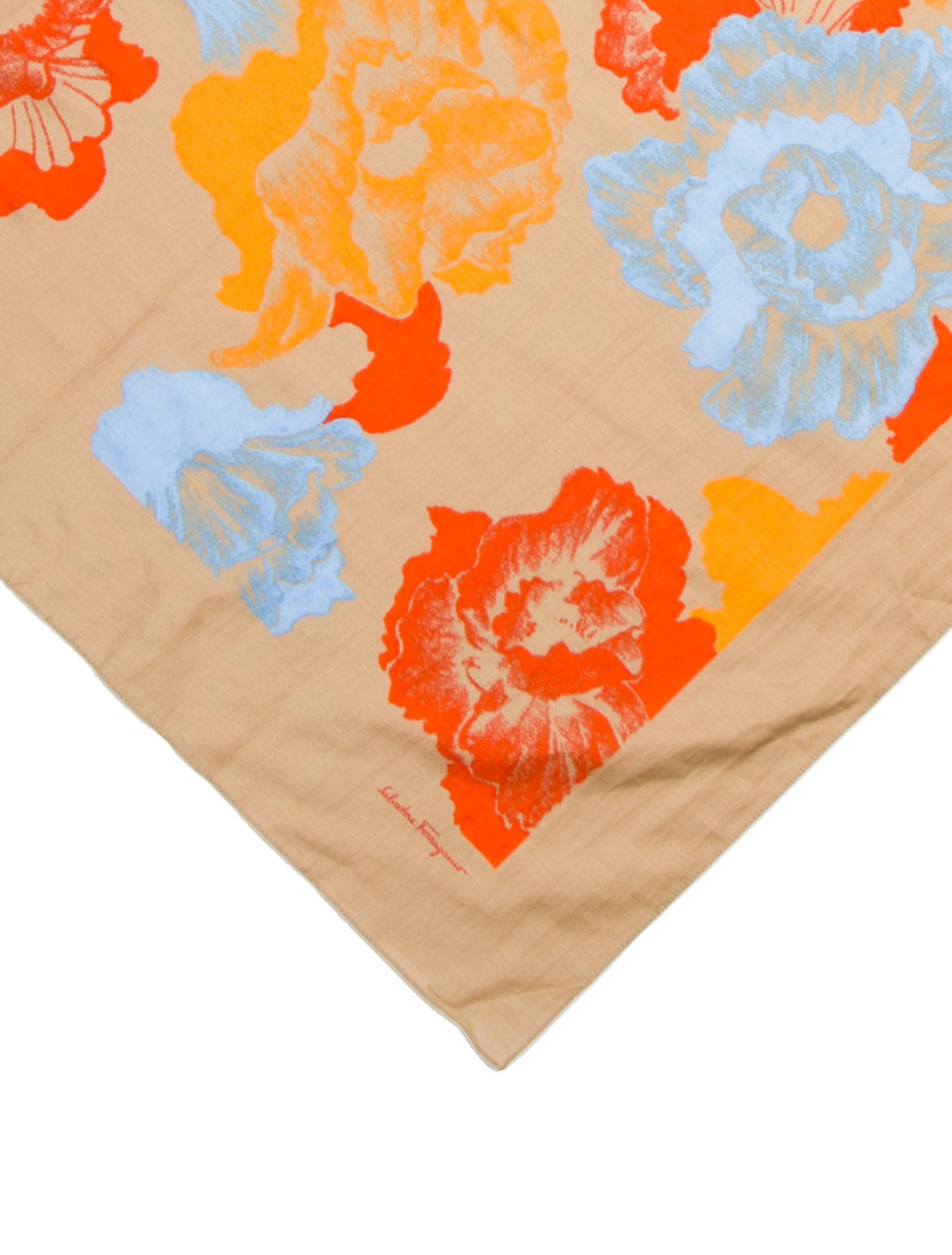 Salvatore Ferragamo Silk Printed Scarf