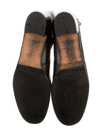 Salvatore Ferragamo Leather Moto Boots