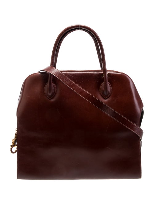 Salvatore Ferragamo Leather Top Handle Bag