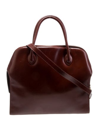 Salvatore Ferragamo Leather Top Handle Bag
