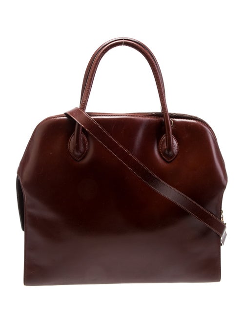 Salvatore Ferragamo Leather Top Handle Bag