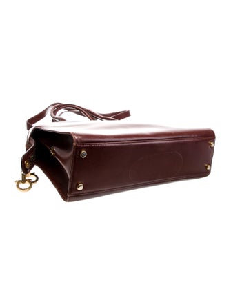 Salvatore Ferragamo Leather Top Handle Bag