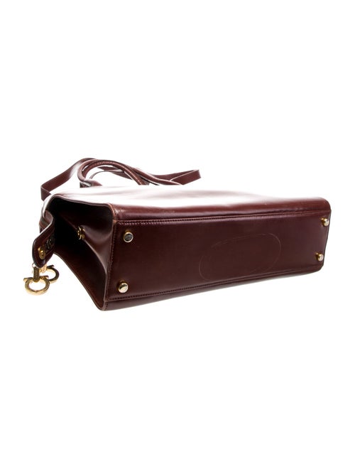 Salvatore Ferragamo Leather Top Handle Bag