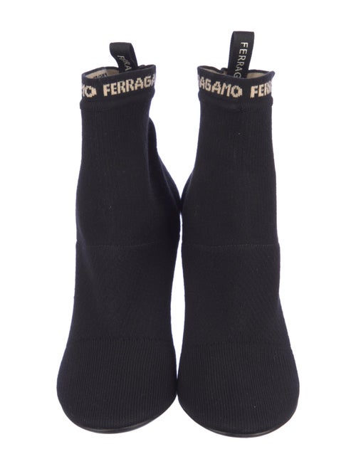Salvatore Ferragamo Signature Logo Sock Boots