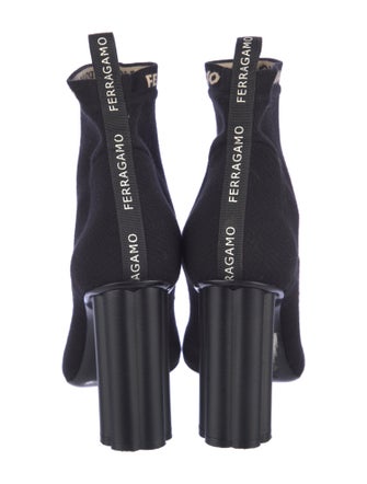 Salvatore Ferragamo Signature Logo Sock Boots