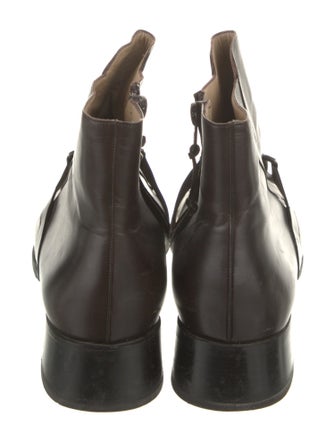 Salvatore Ferragamo Leather Chelsea Boots