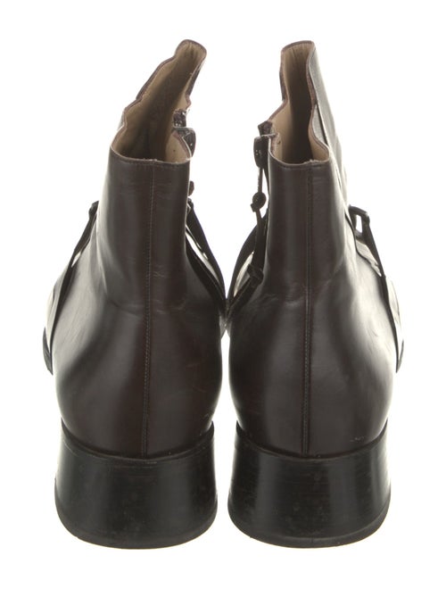 Salvatore Ferragamo Leather Chelsea Boots