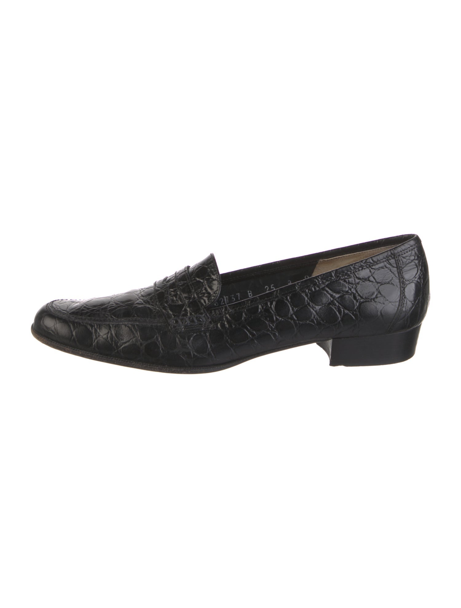 Salvatore Ferragamo Leather Animal Print Loafers