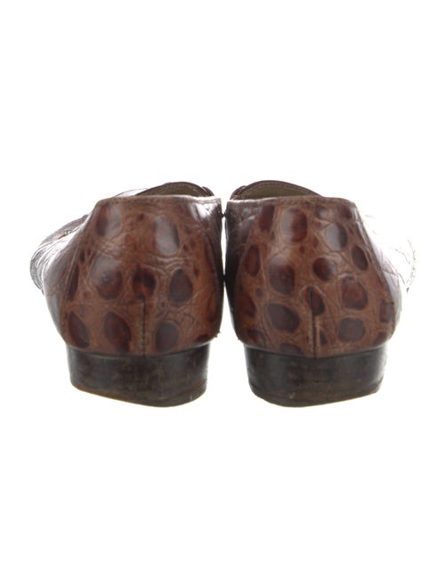 Salvatore Ferragamo Embossed Leather Loafers