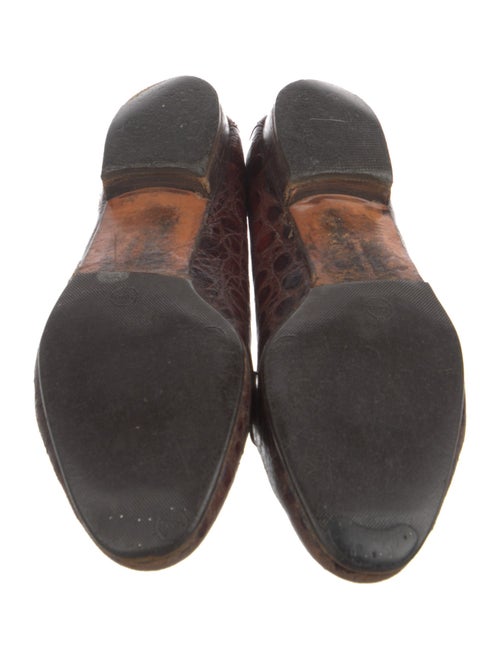 Salvatore Ferragamo Embossed Leather Loafers