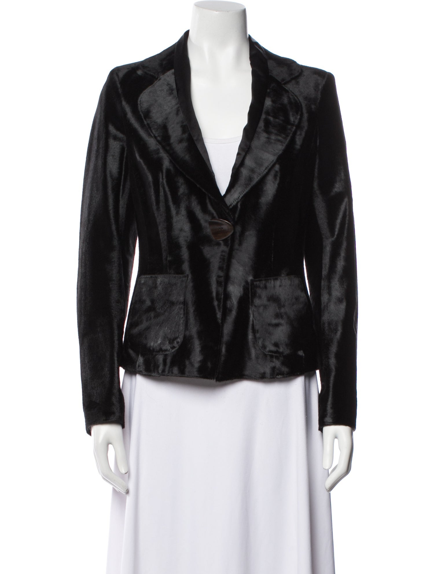 Salvatore Ferragamo Leather Evening Jacket