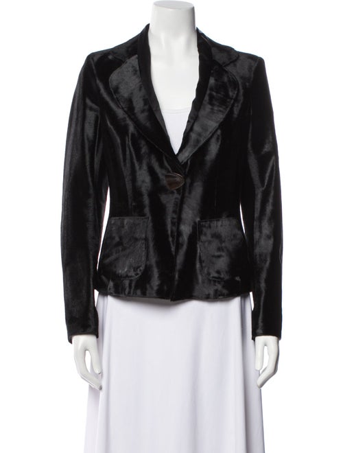 Salvatore Ferragamo Leather Evening Jacket