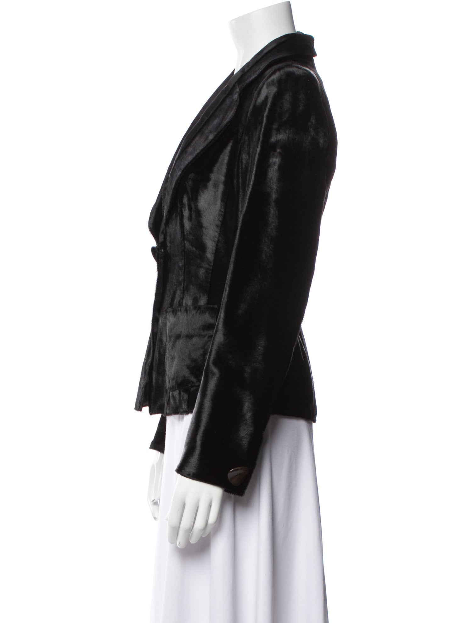 Salvatore Ferragamo Leather Evening Jacket