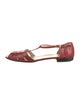 Salvatore Ferragamo Leather D'Orsay Flats