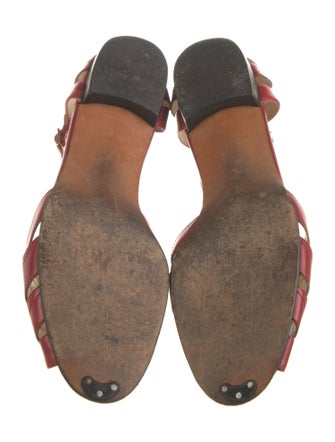 Salvatore Ferragamo Leather D'Orsay Flats