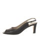 Salvatore Ferragamo Leather Slingback Pumps
