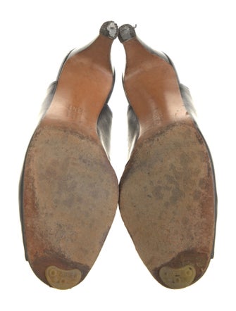 Salvatore Ferragamo Leather Slingback Pumps