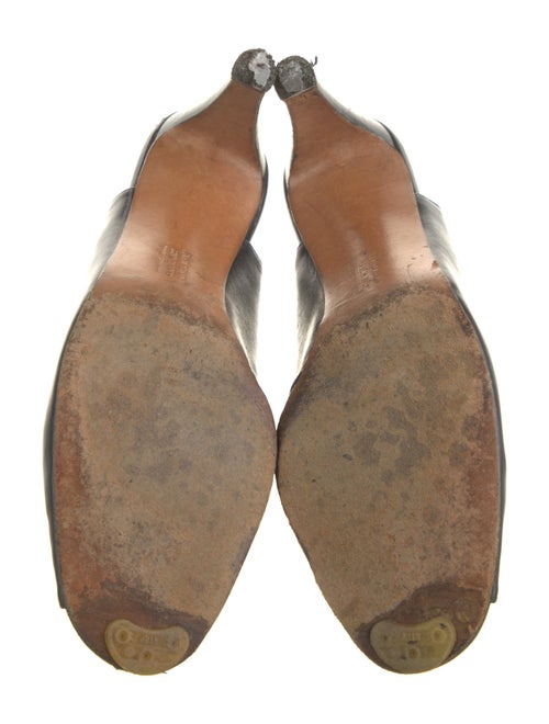 Salvatore Ferragamo Leather Slingback Pumps