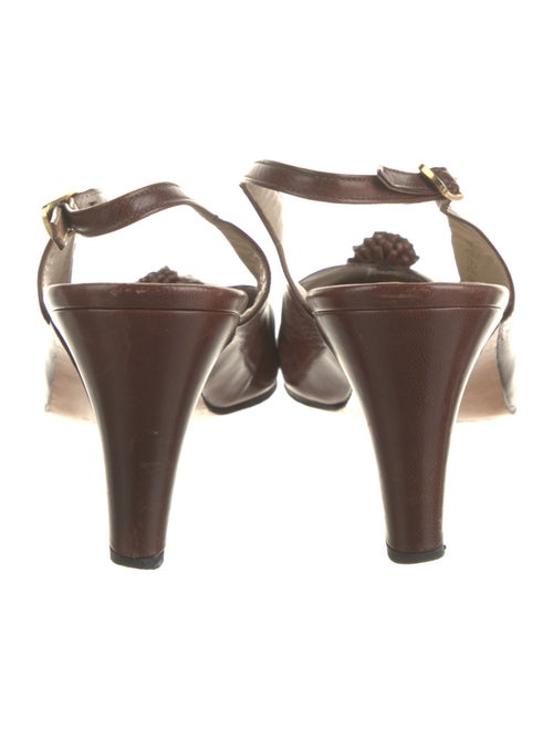 Salvatore Ferragamo Leather Slingback Pumps