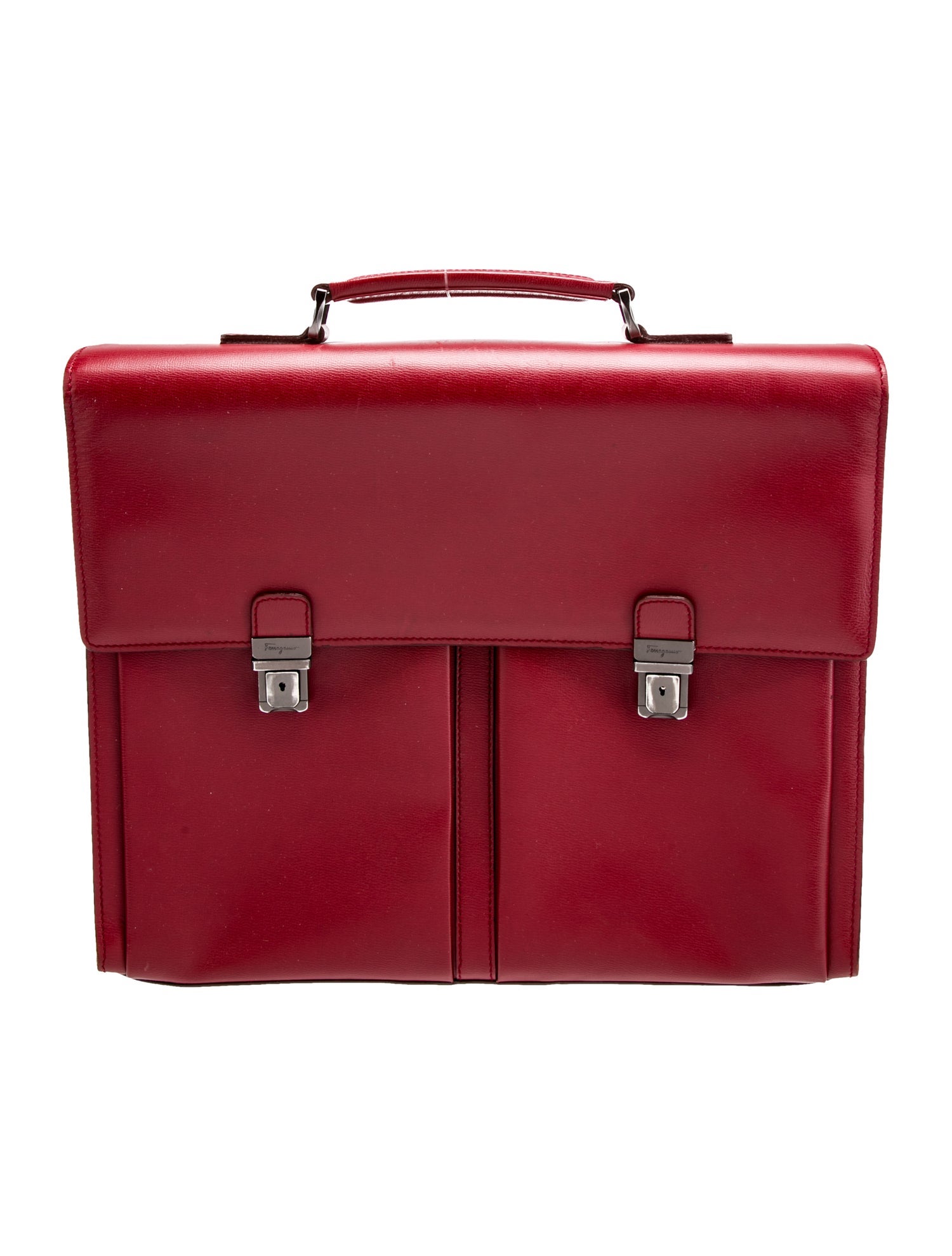 Salvatore Ferragamo Leather Briefcase