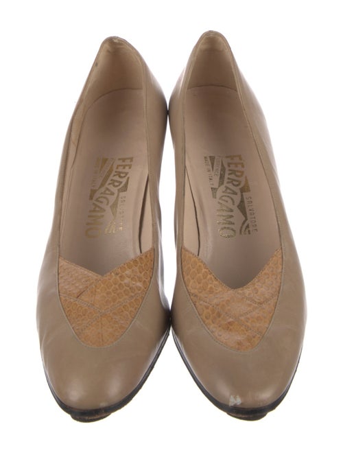 Salvatore Ferragamo Leather Pumps