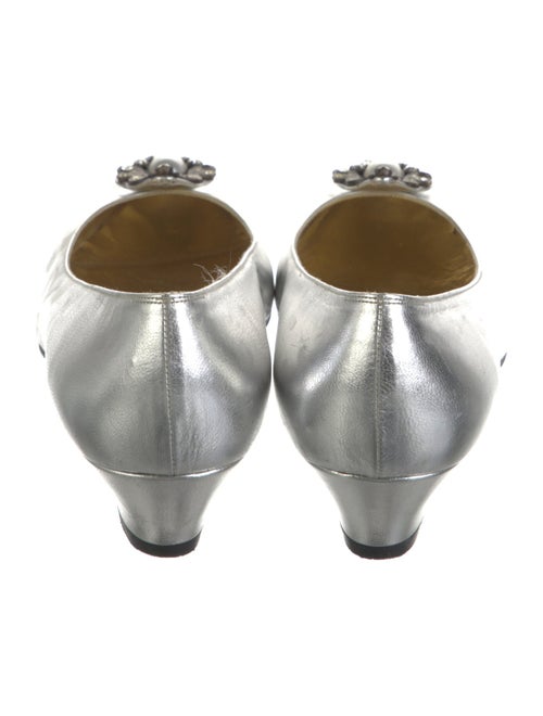 Salvatore Ferragamo Gancini Logo Leather Pumps