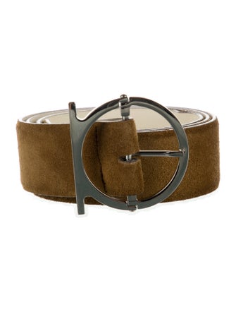 Salvatore Ferragamo Suede Belt