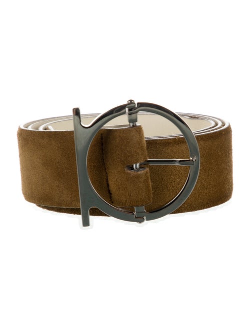 Salvatore Ferragamo Suede Belt